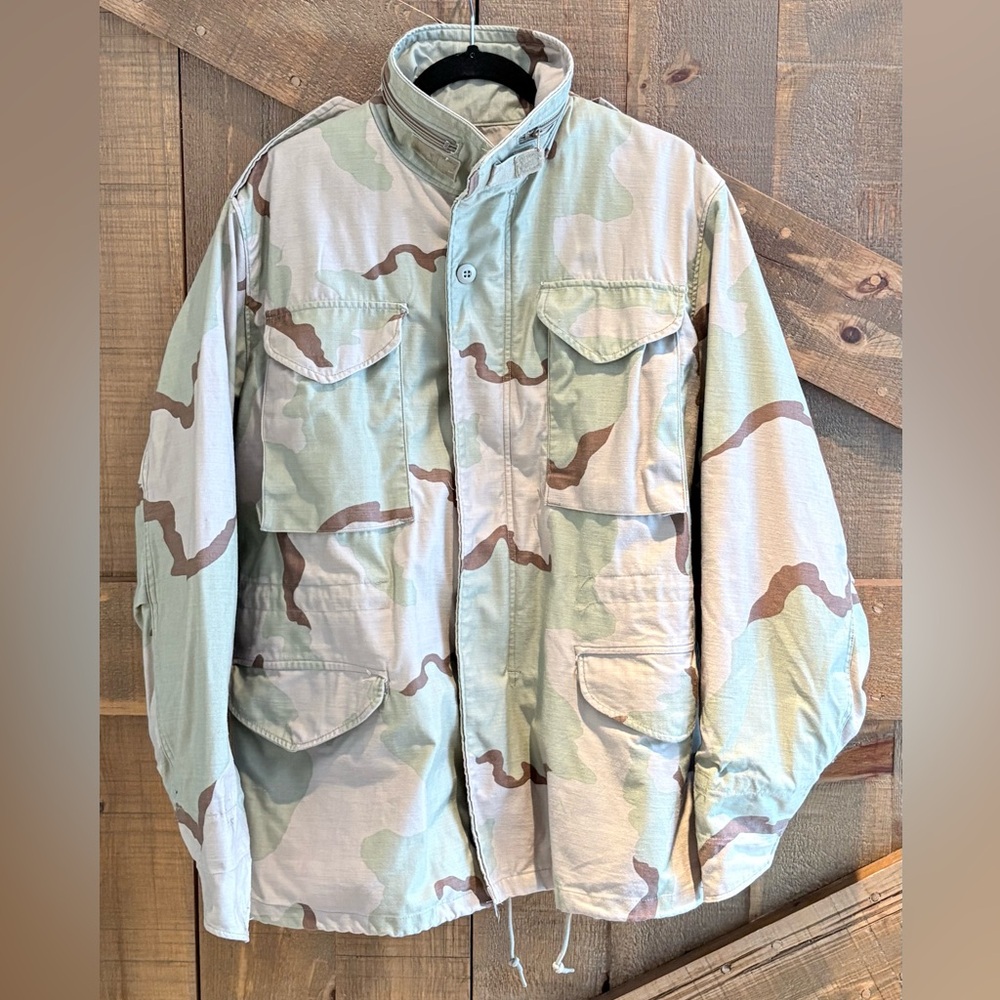 M65 field jacket, cold weather coat.